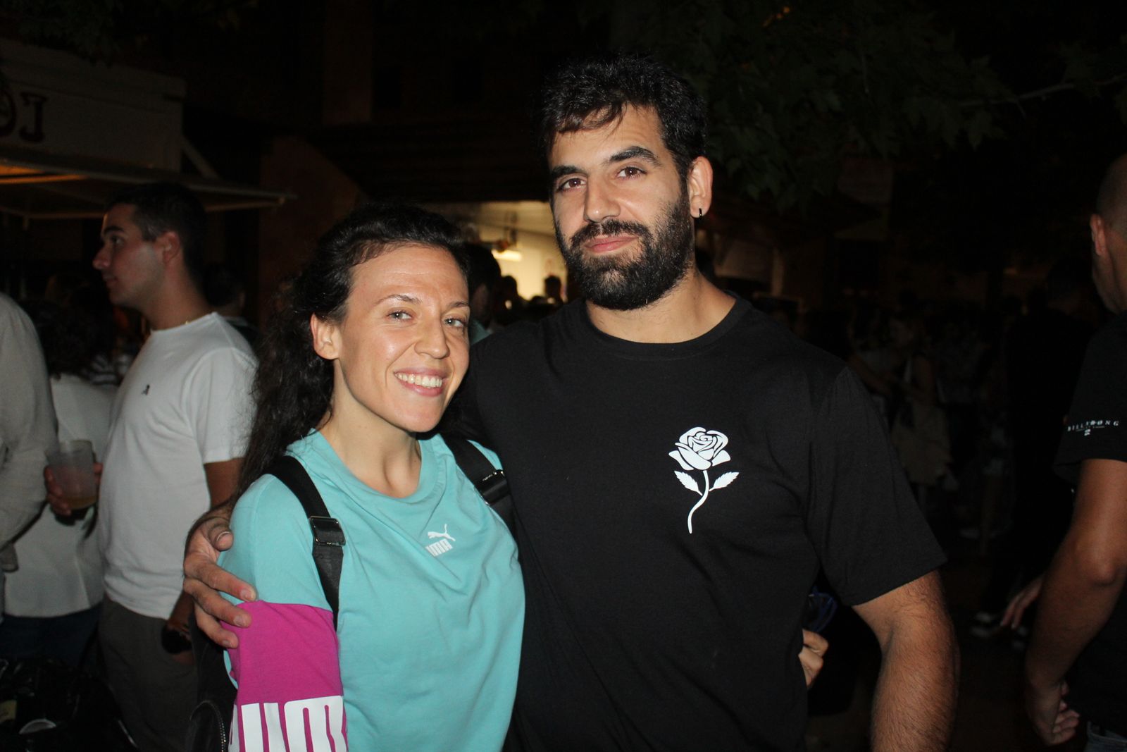 Ambiente en la Feria de Día en la tarde de este