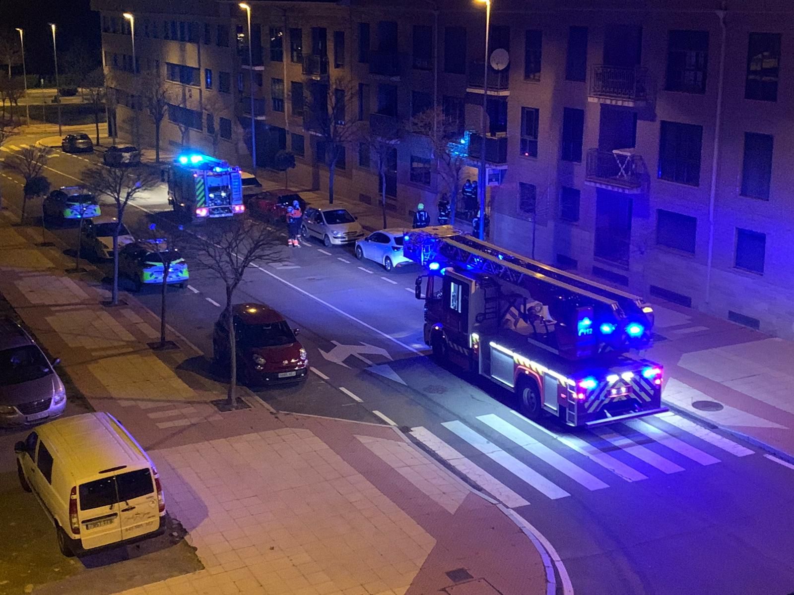 Bomberos. Foto de archivo