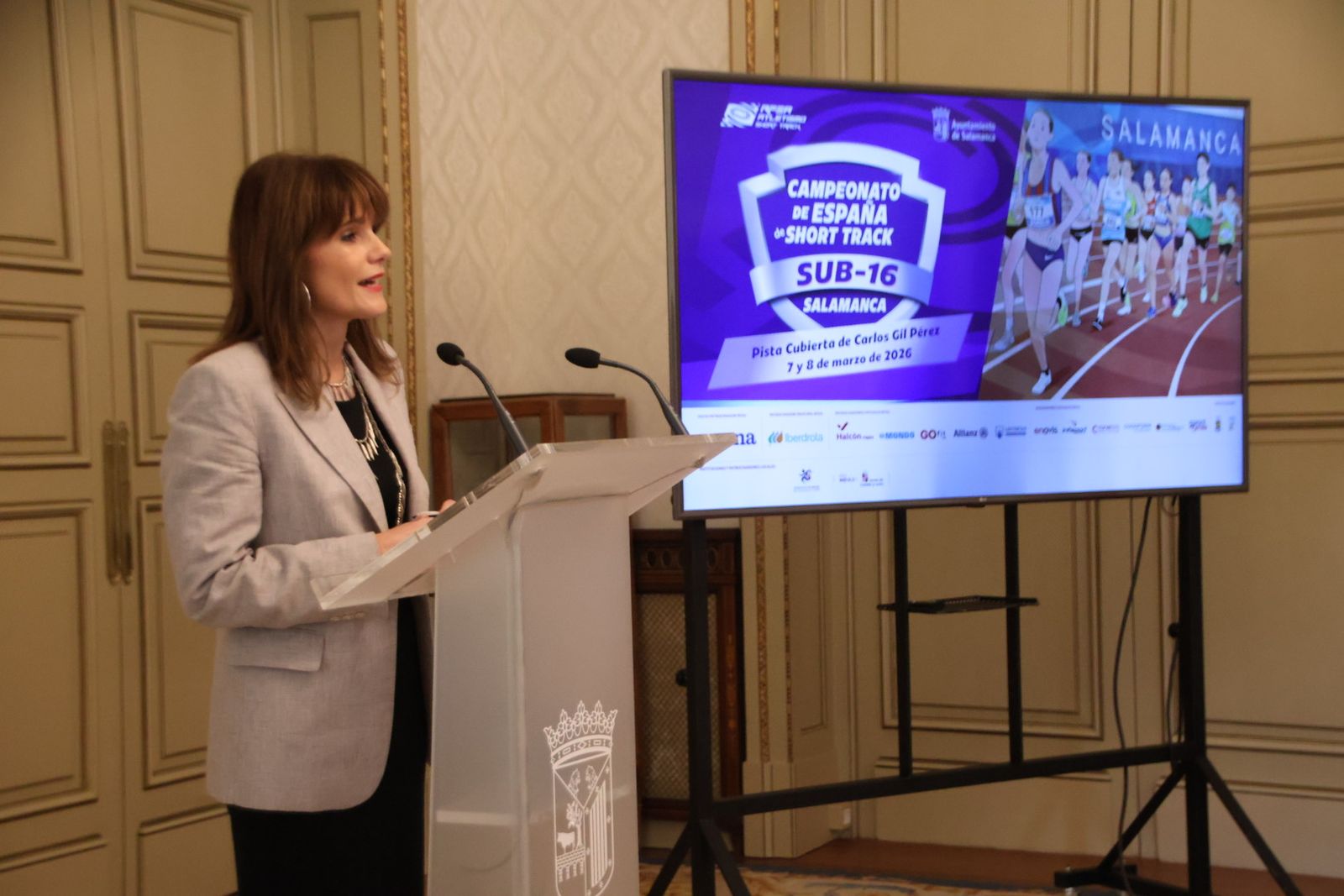 Presentación del Campeonato de España de Short Track Sub-16