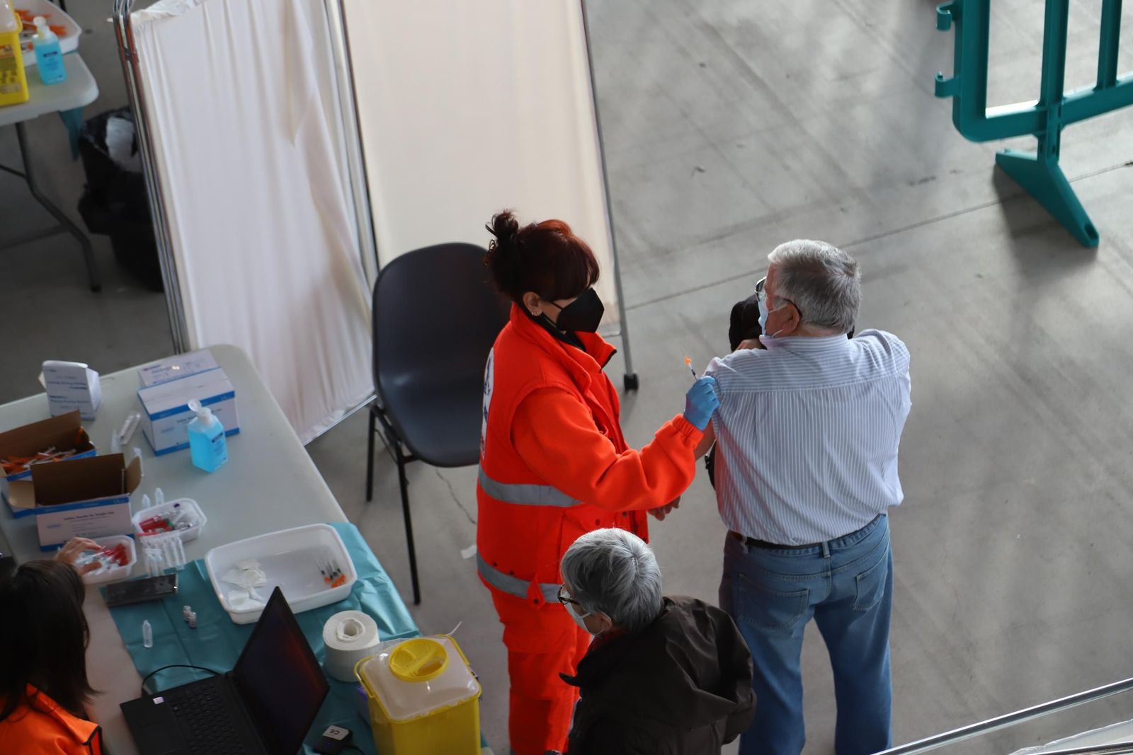 Ifeza reabre como vacunódromo para las terceras dosis en Zamora Foto: María Lorenzo