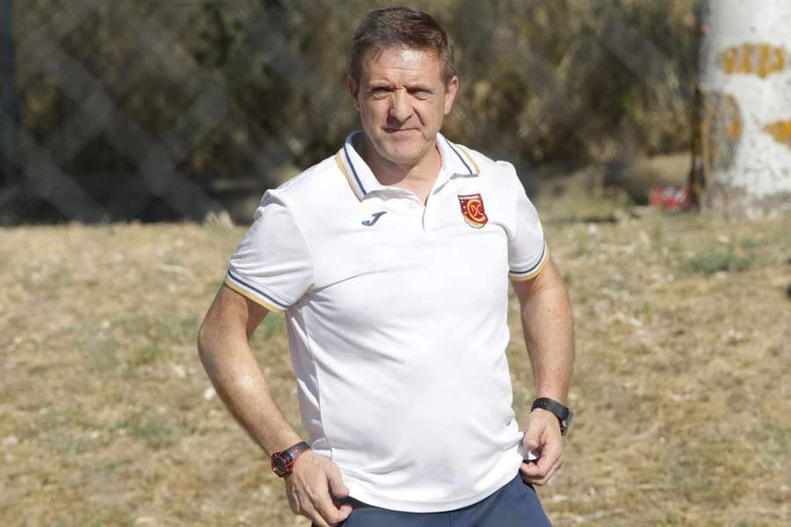 Satur López, en su etapa como entrenador del Carbajosa