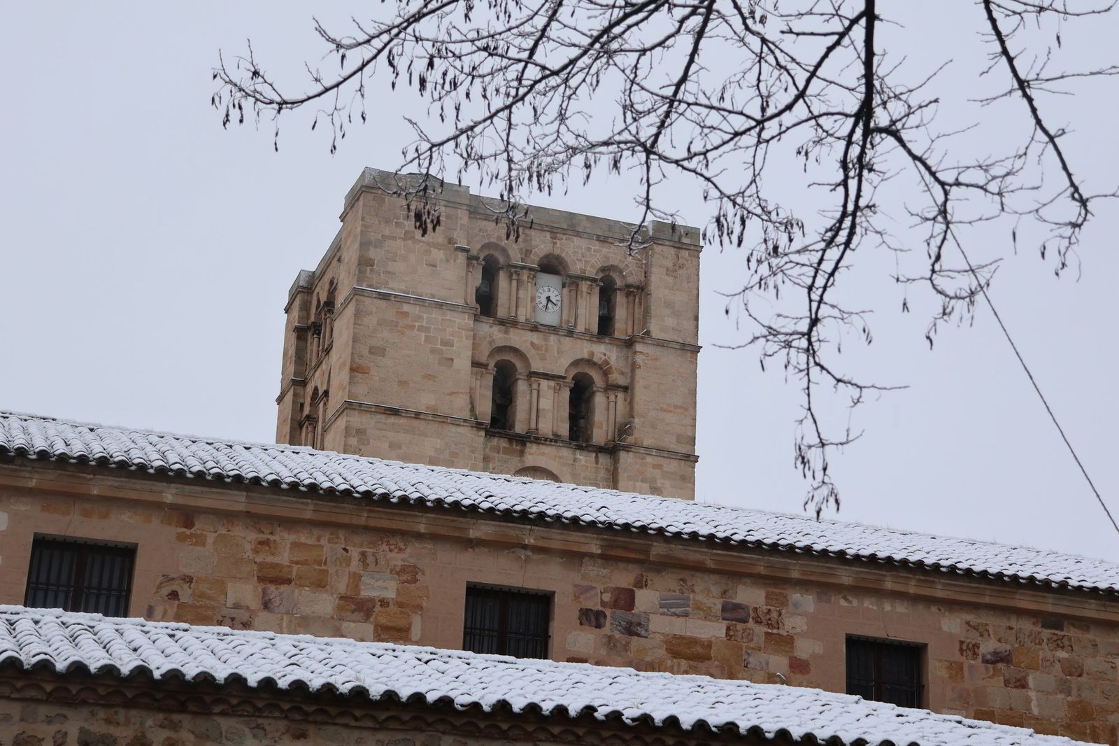 GALERÍA | Nieve en Zamora capital este miércoles