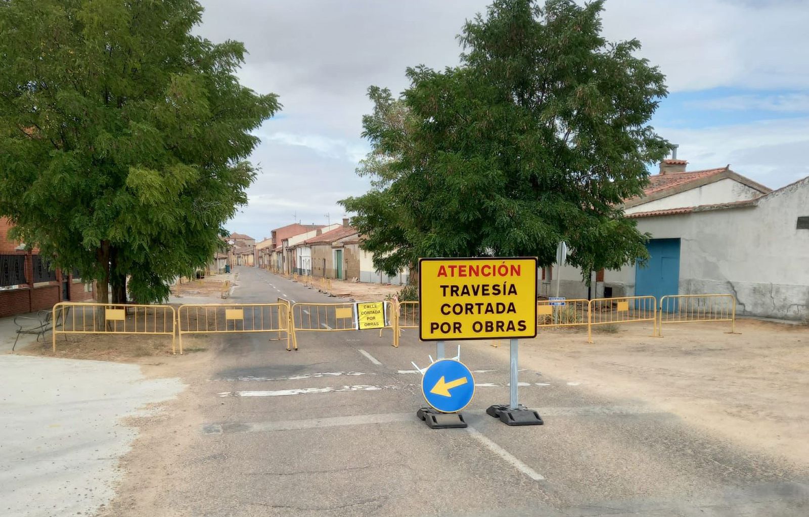 Obras de humanización en la travesía de Tagarabuena en Toro