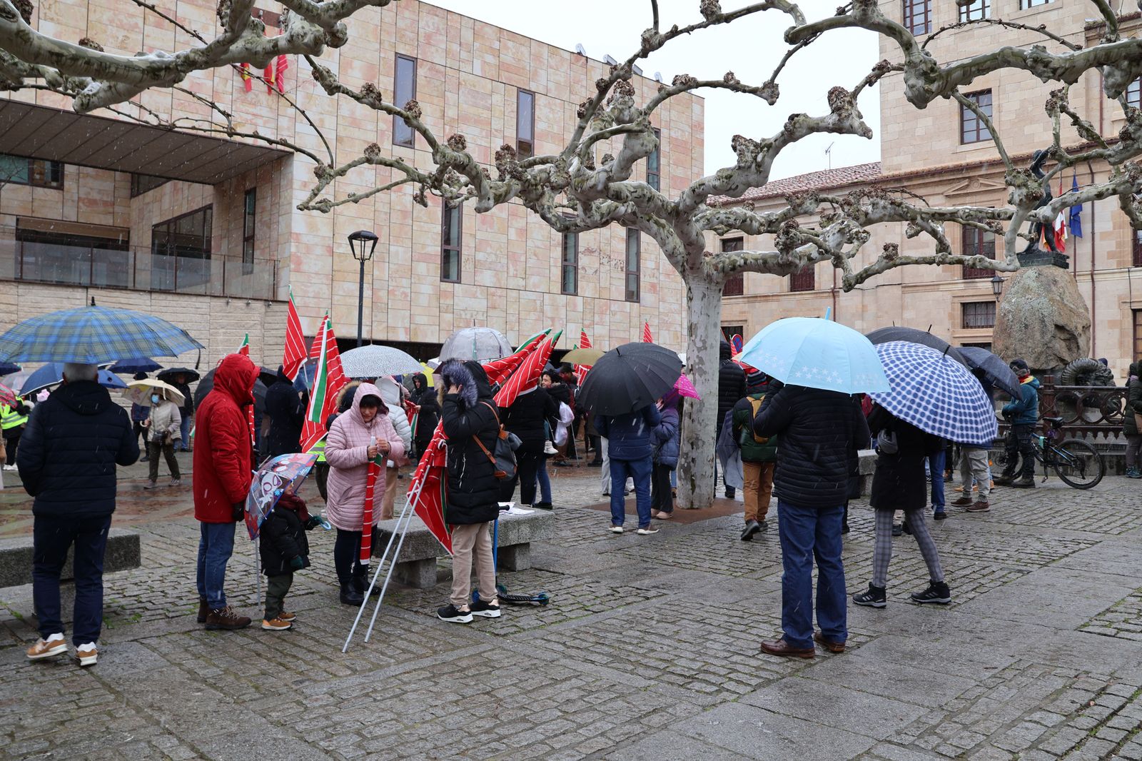 Manifestación contra el biogás en Zamora