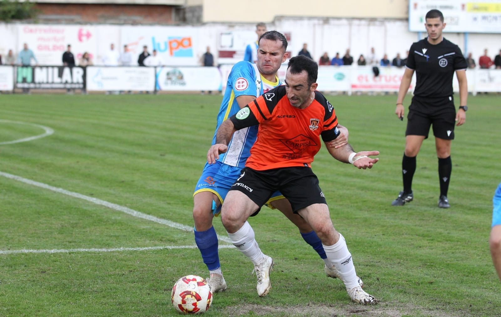 Alberto García, ante la Arandina.