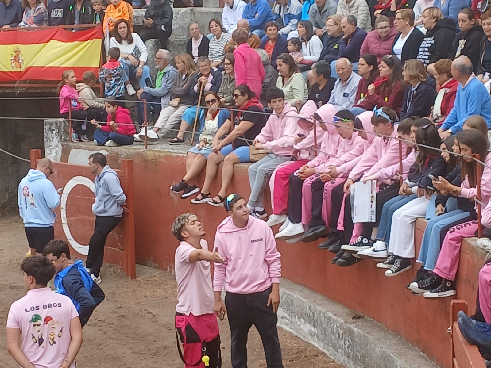 Segundo encierro con novillos de Valdeflores en Pereña de la Ribera