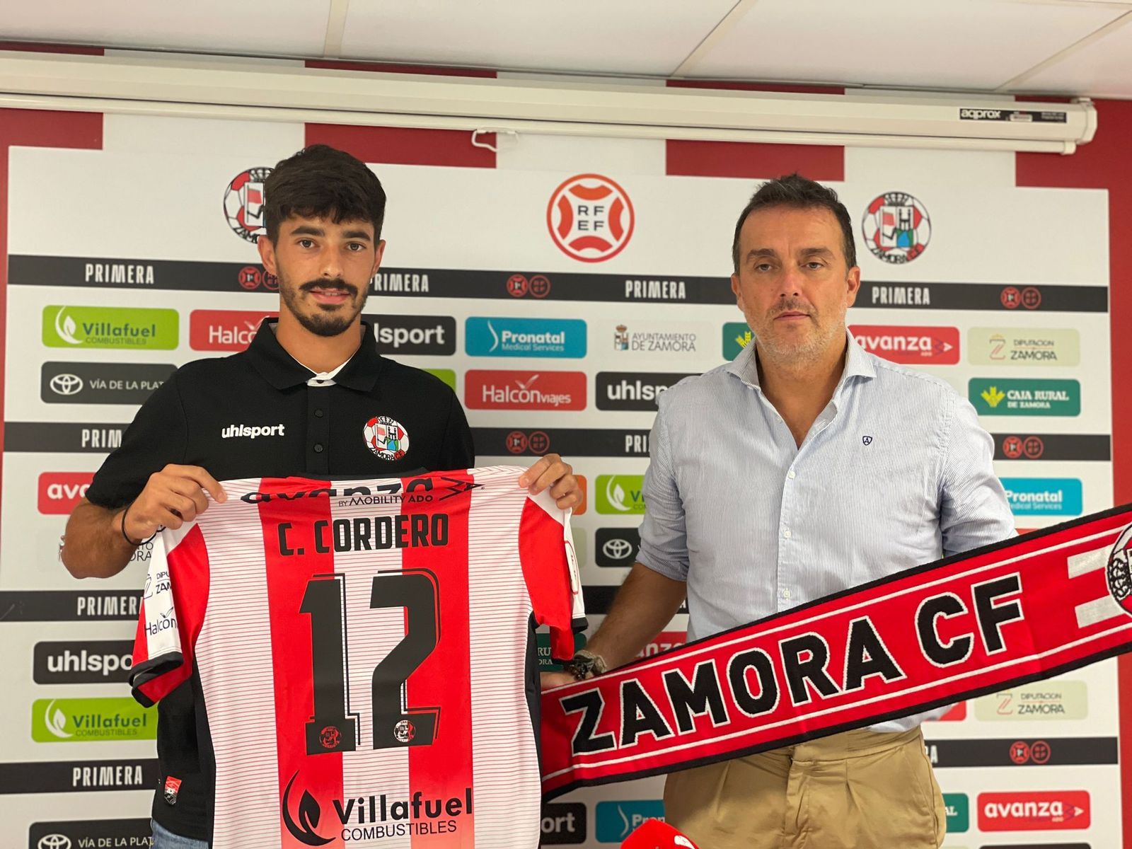 Presentación de Carlos Cordero como jugador del Zamora CF