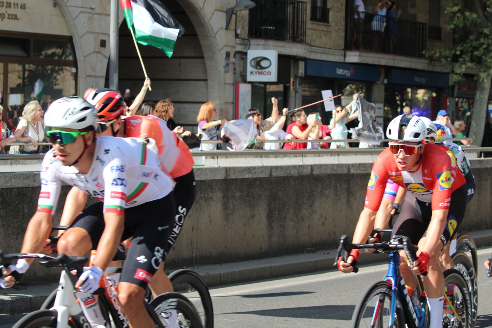 Vuelta ciclista a su paso por Salamanca