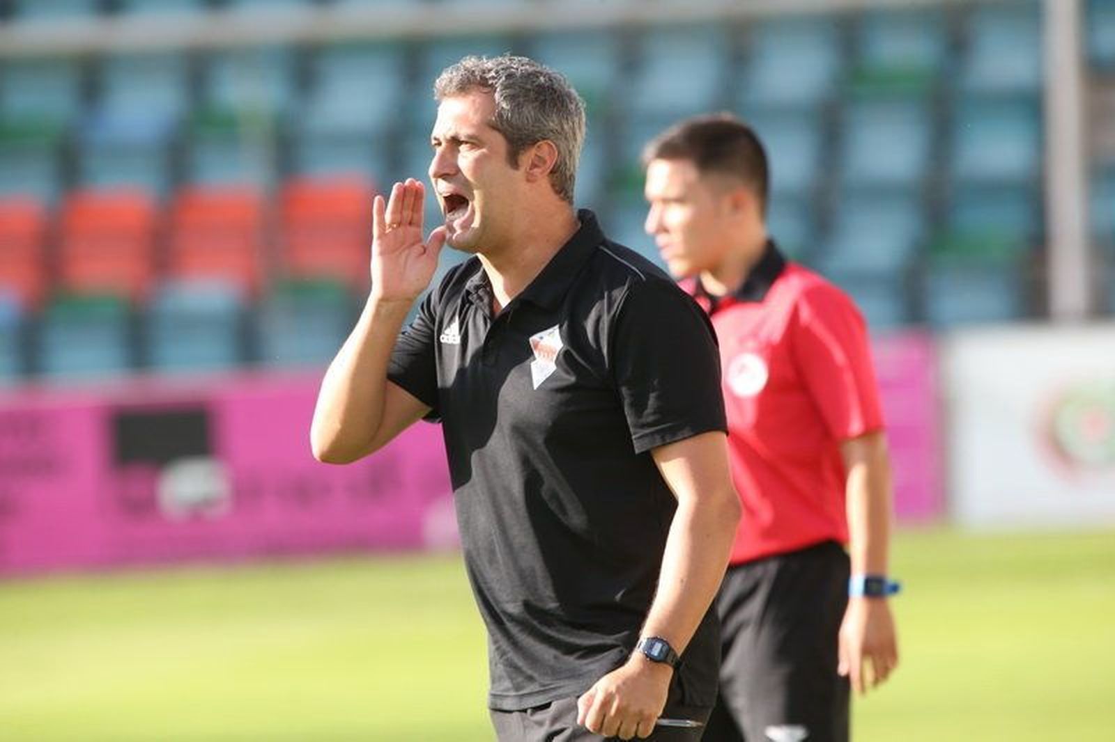María Hernández, en un partido ante el Almazán.