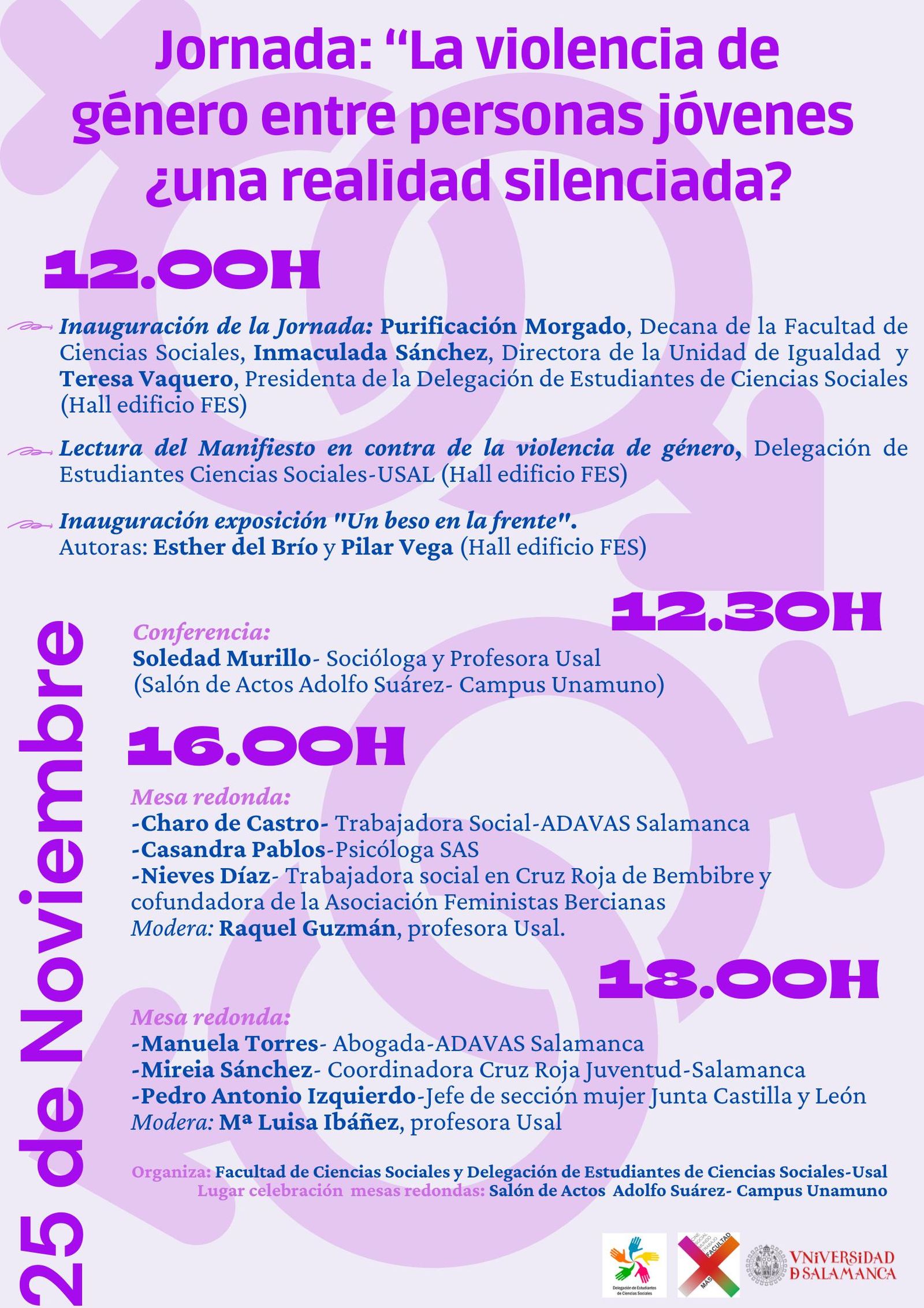 JORNADA VIOLENCIA DE GÉNERO 25N 2021