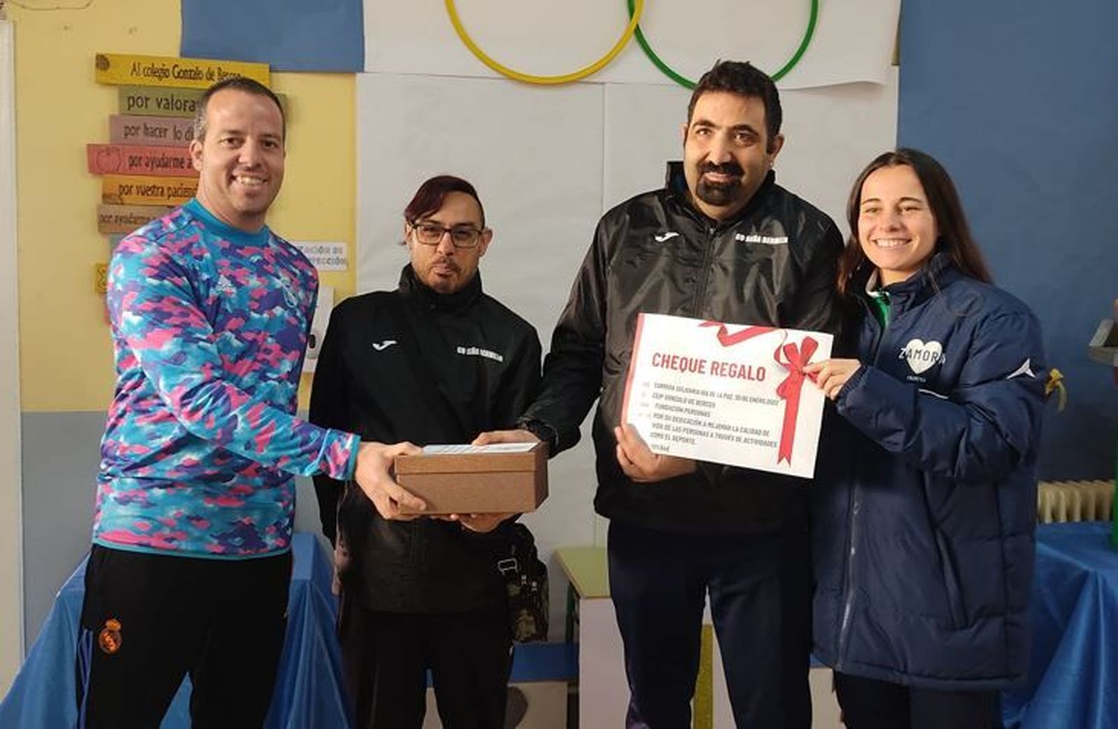 Acto de entrega de lo recaudado