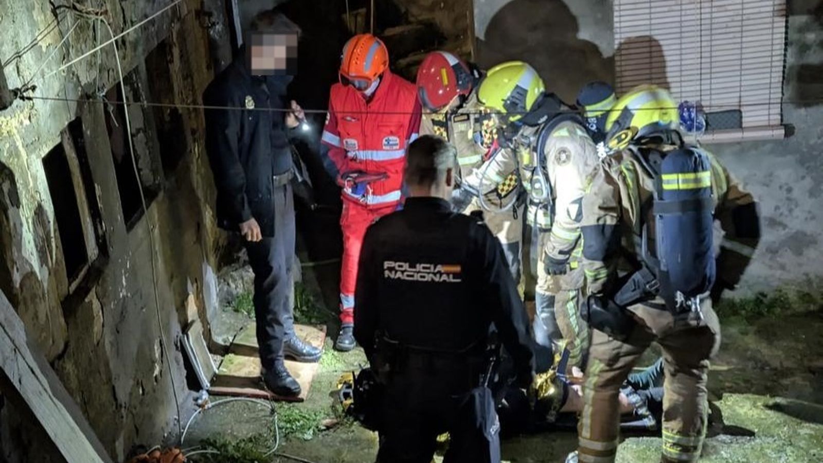 Despliegue de medios en la zona