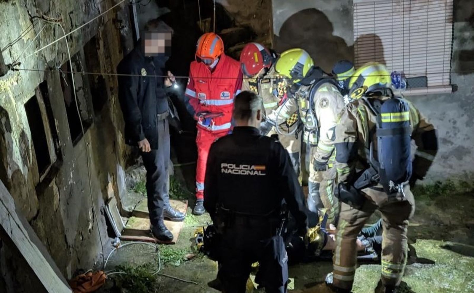 Despliegue de medios en la zona