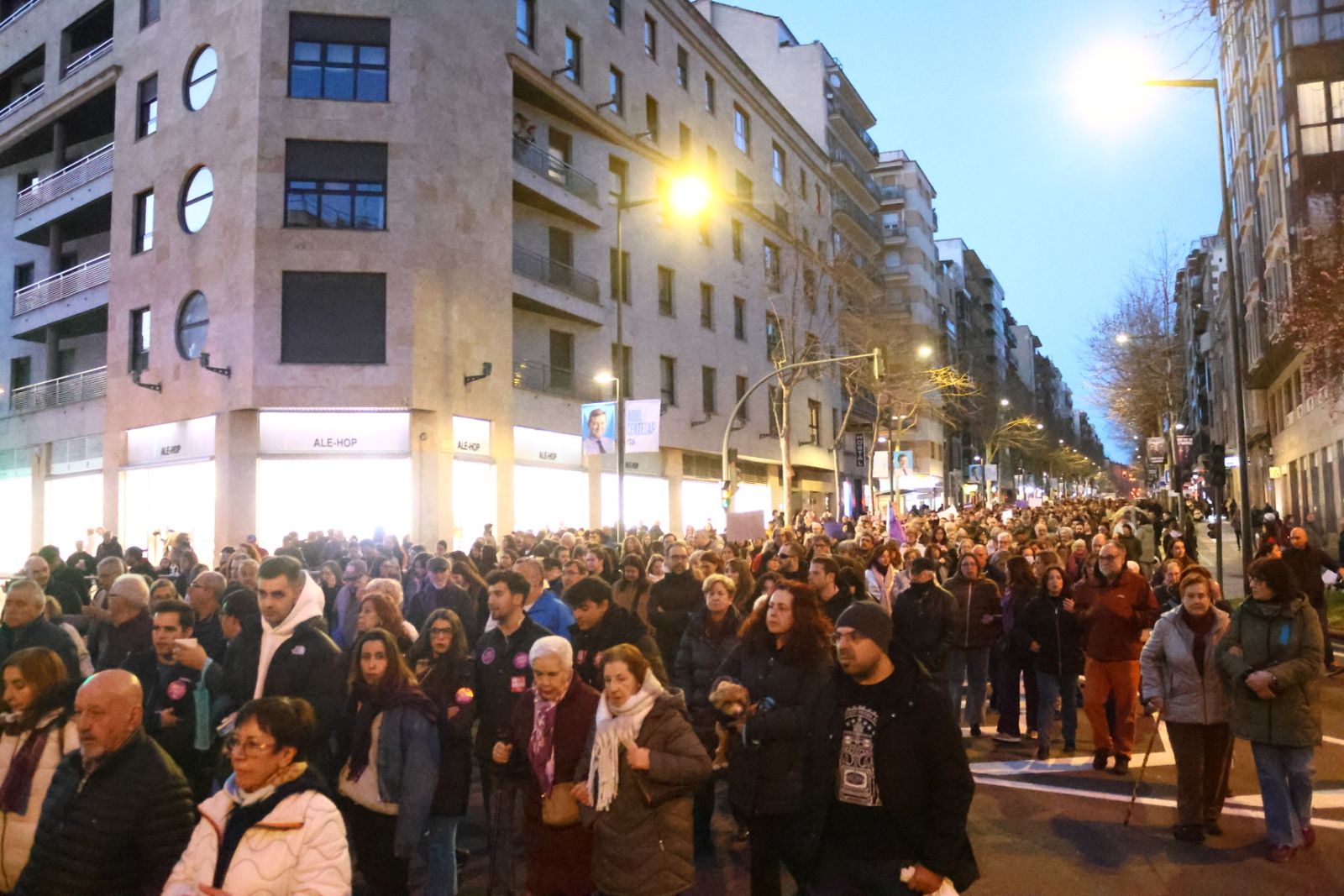 Manifestación por el 8M en Salamanca