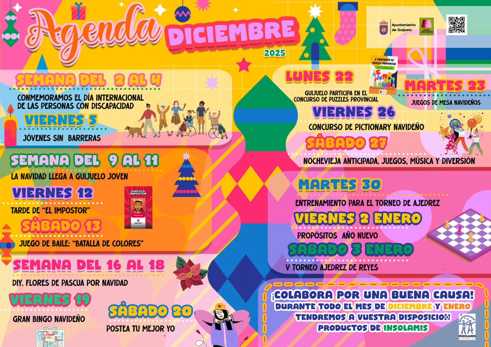 Programación en la agenda de diciembre de Guijuelo