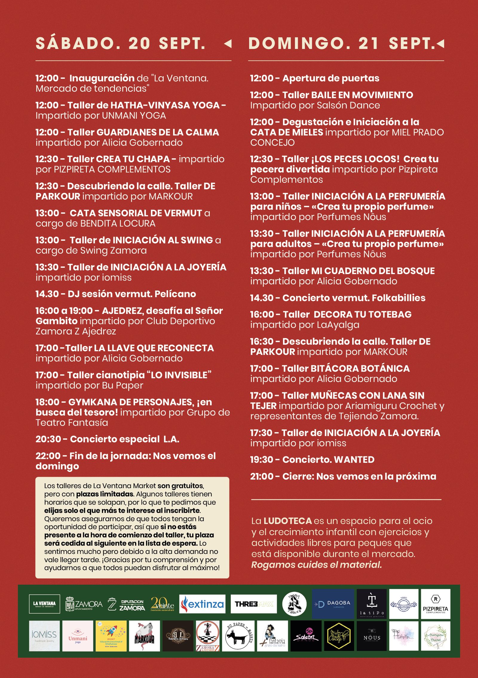 Actividades en La Ventana 2025