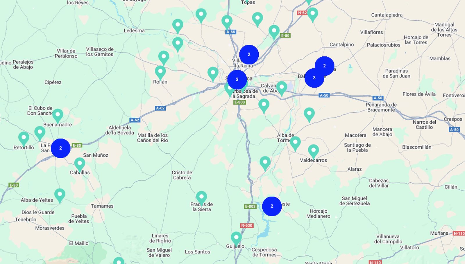 Mapa ENACYL de la JCYL
