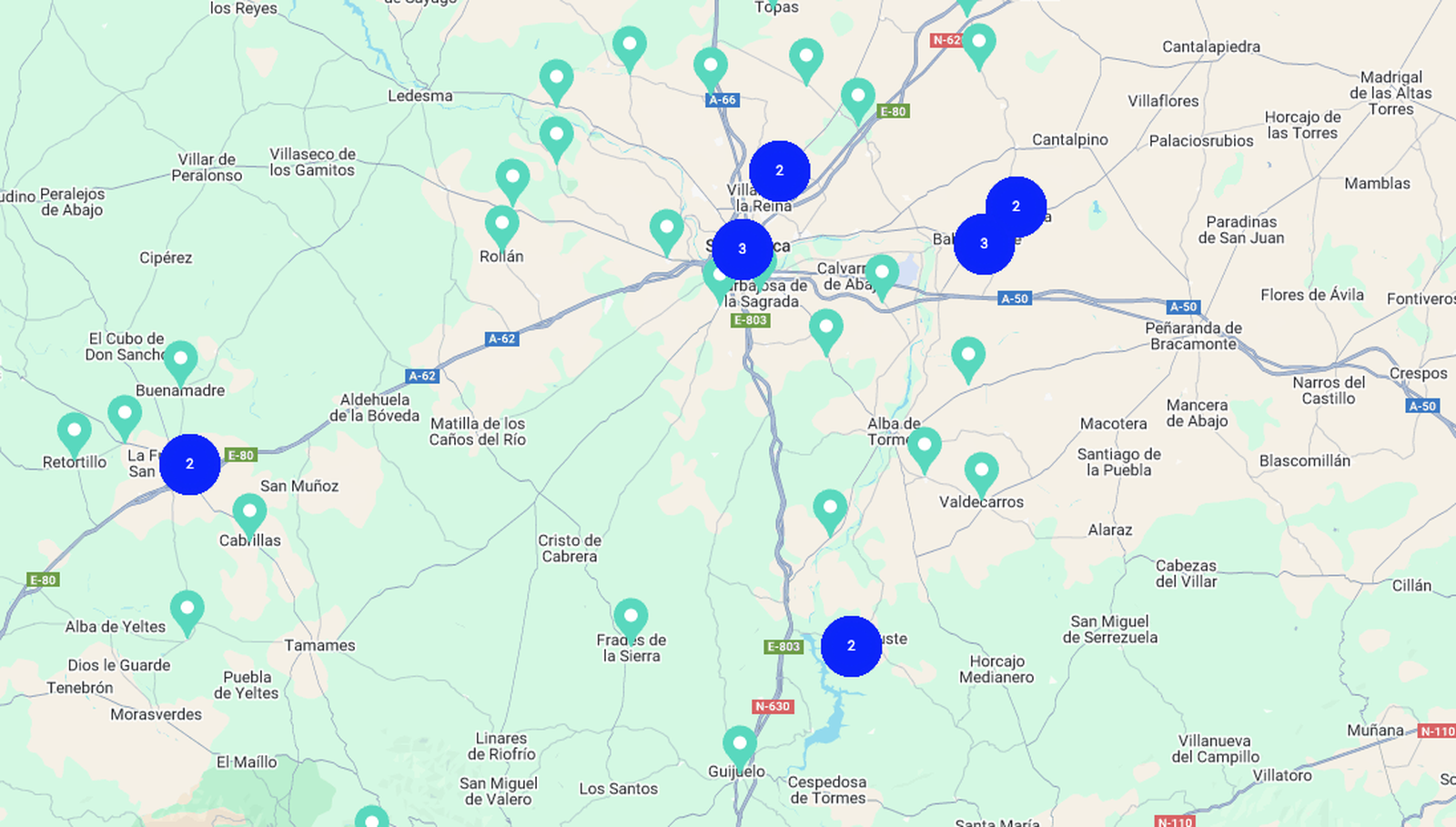 Mapa ENACYL de la JCYL