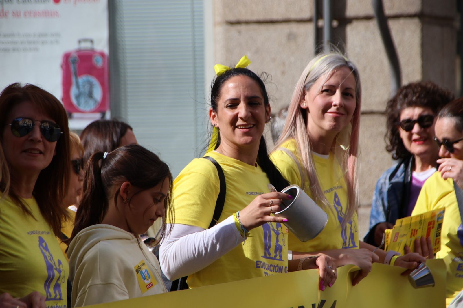 Concentración en la huelga de Educación Infantil