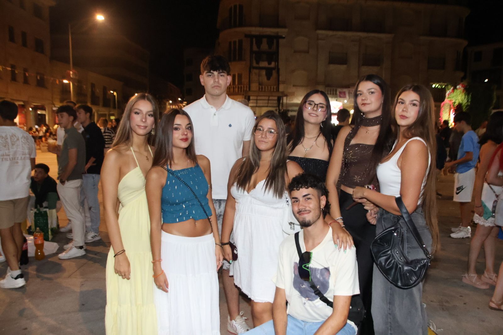 Panorama en la plaza Mayor de Guijuelo
