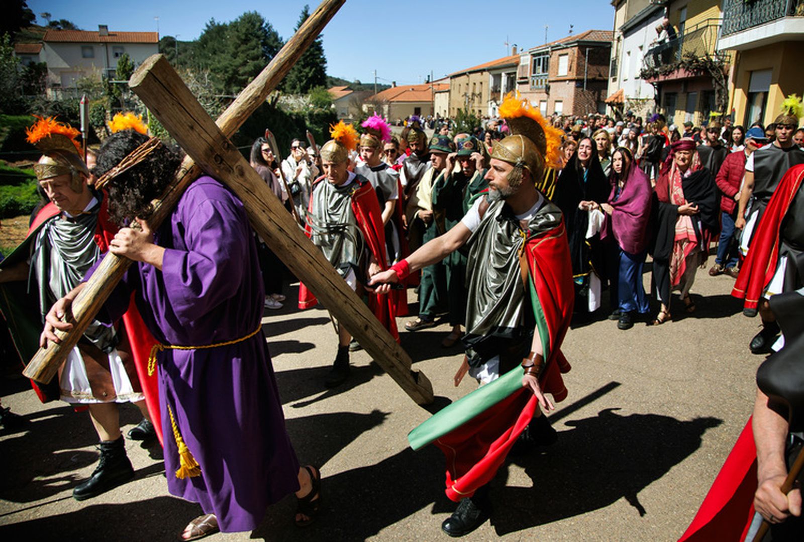 En imágenes la Pasión Viviente de Serradilla del Arroyo, declarada Fiesta de Interés Turístico Regional
