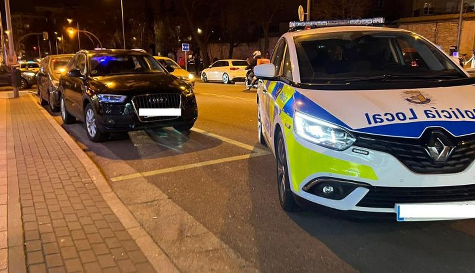 Efectivos de la Policía Local, presentes en la Avenida de Villamayor | Salamanca 24 Horas