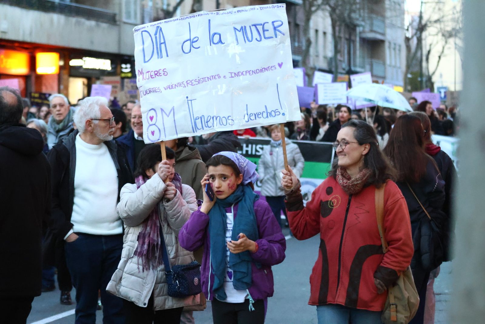 Manifestación por el 8M en Salamanca
