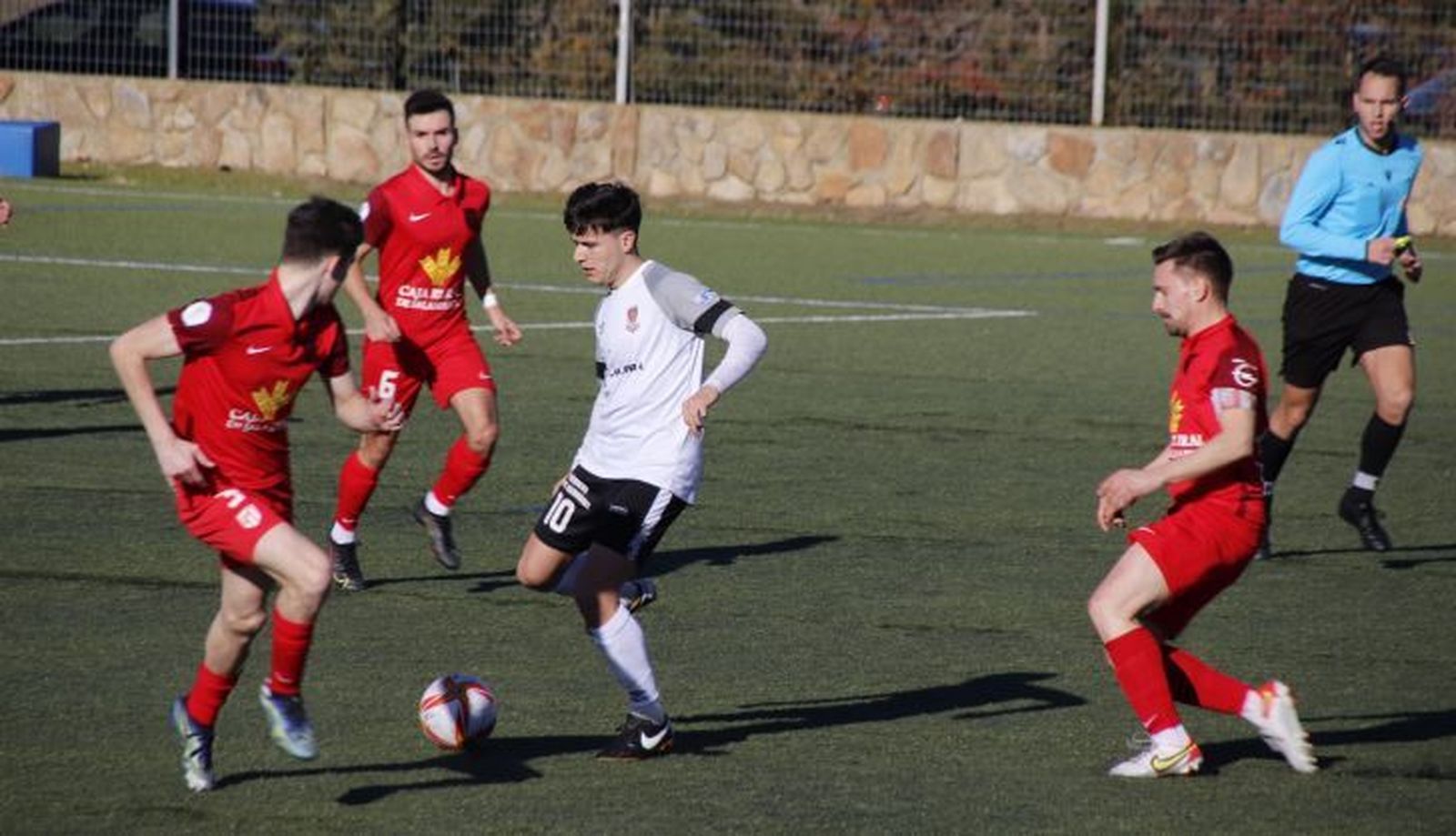 Alberto Martín, ante la UD Santa Marta | FOTO SALAMANCA24HORAS.COM
