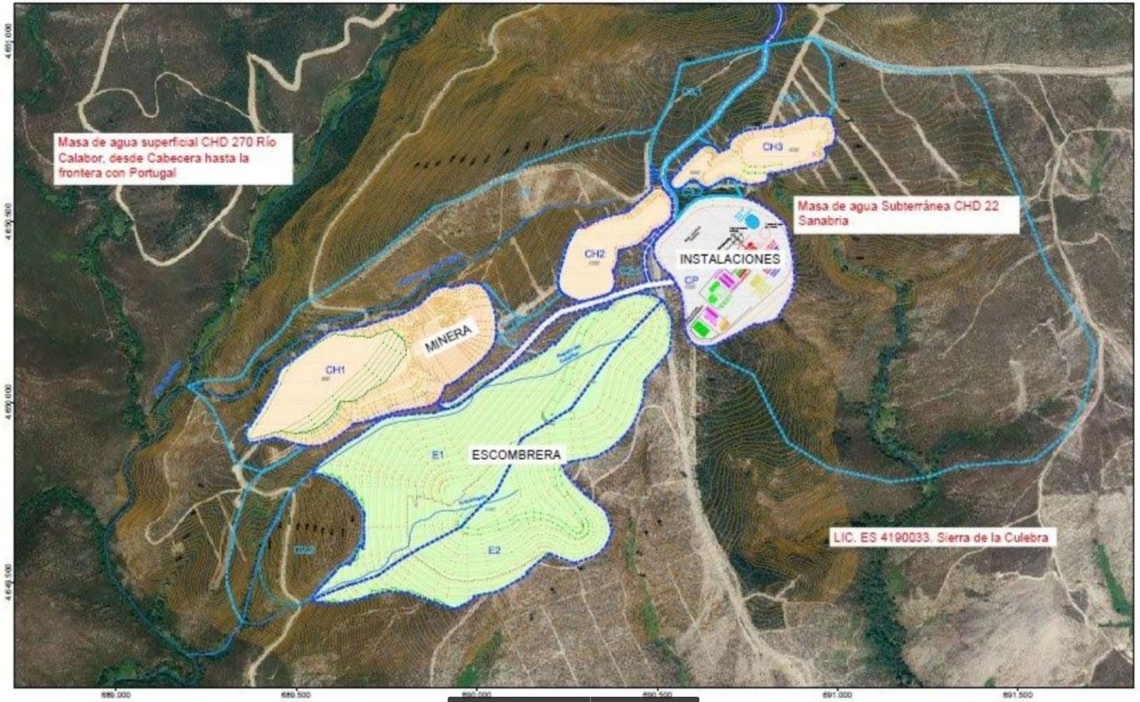 Valtreixal mina ecologistas accion