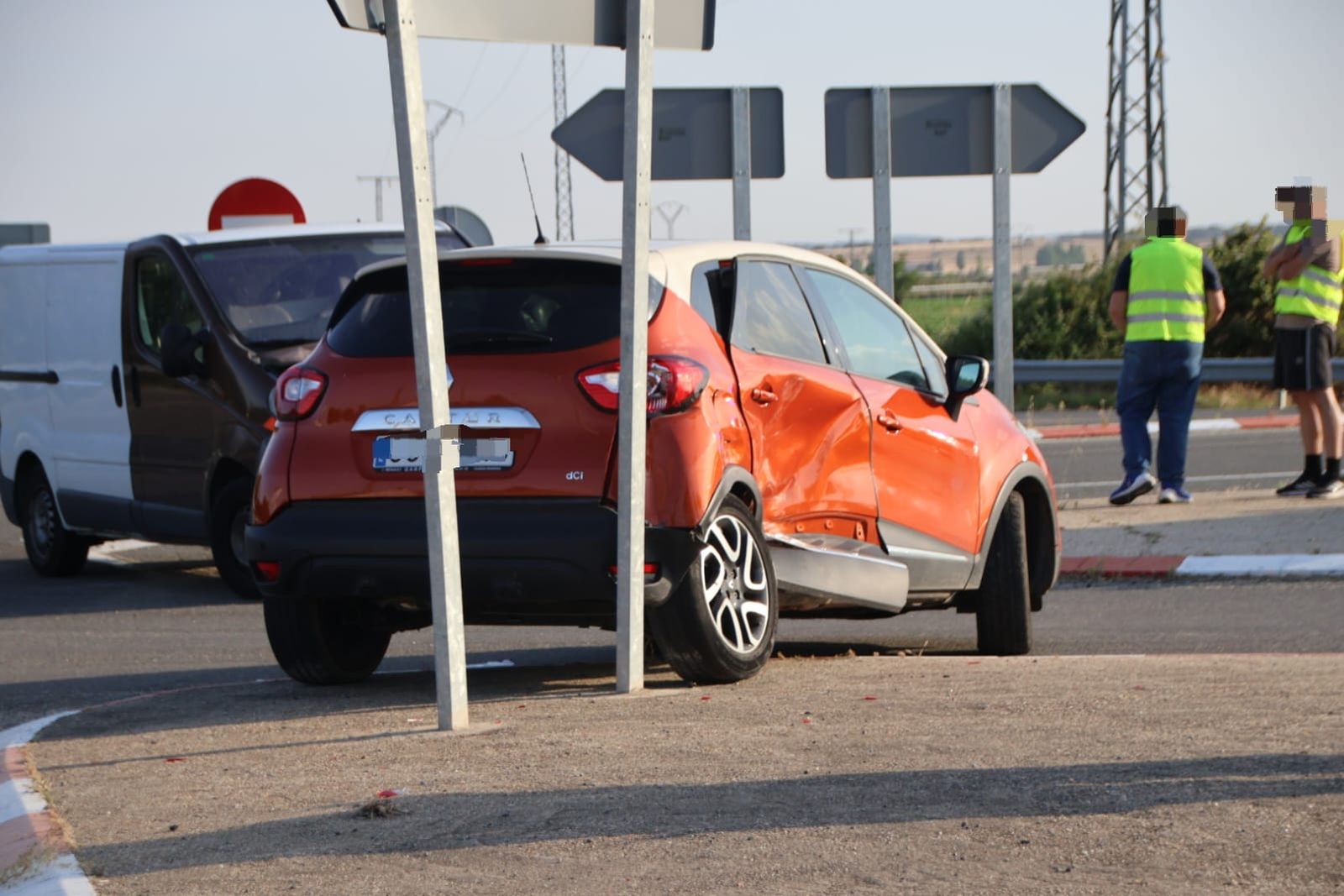 Accidente junto a Matacán