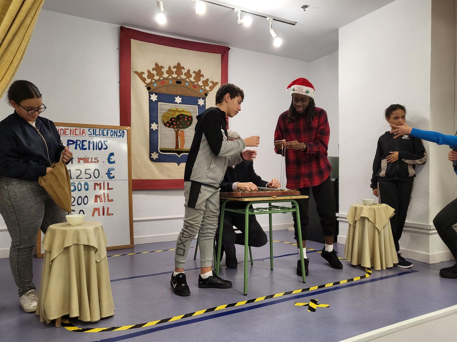 Los niños y niñas de la Residencia Internado de San Ildefonso de Madrid, que participarán en el Sorteo Extraordinario de la Lotería de Navidad de 2022, están realizando los últimos ensayos   EUROPA PRESS