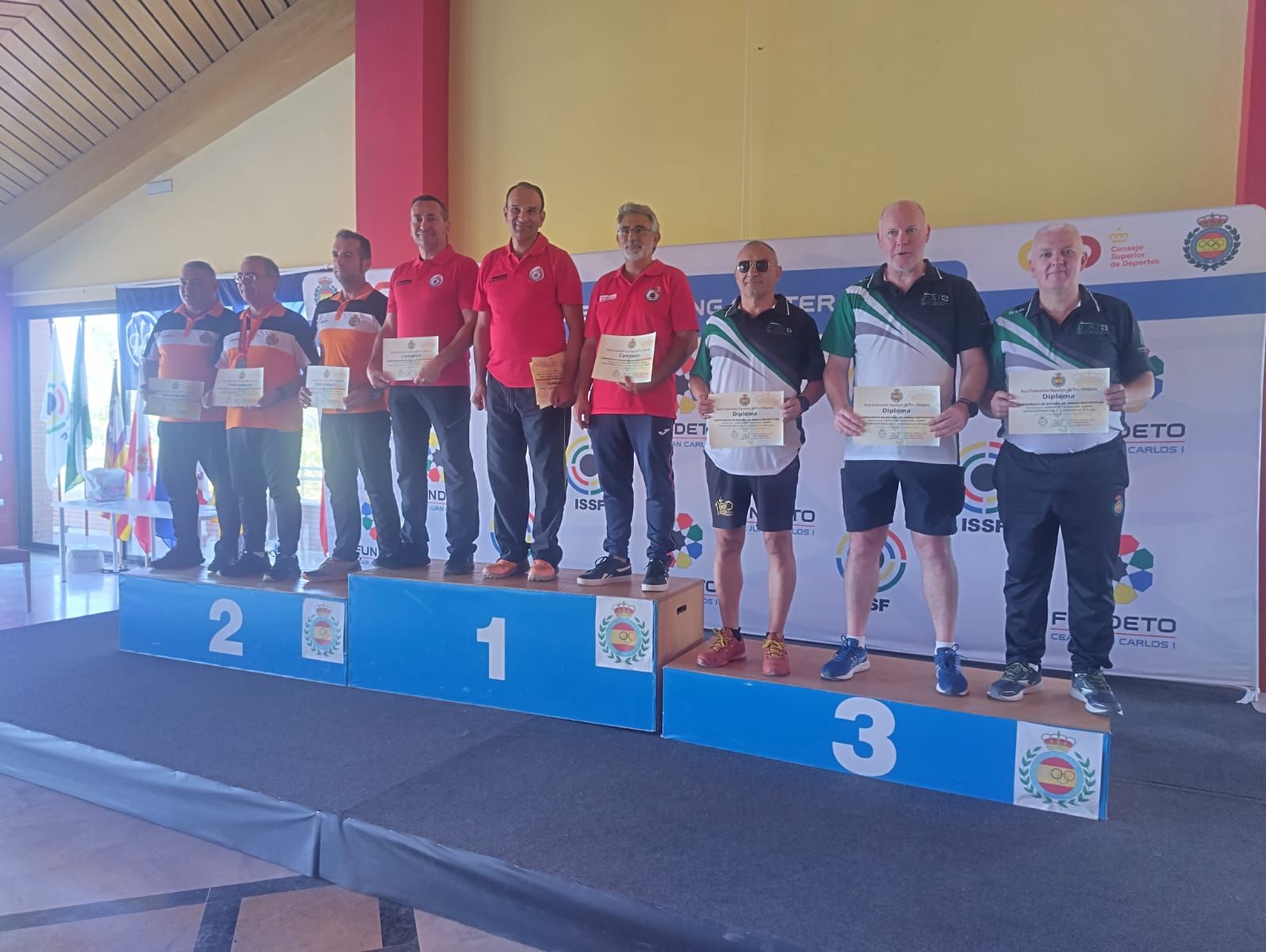 FOTO, ÉXITO DE LA FEDERACION DE CYL EN EL CAMPEONATO DE ESPAÑA DE ARMAS DEPORTIVAS