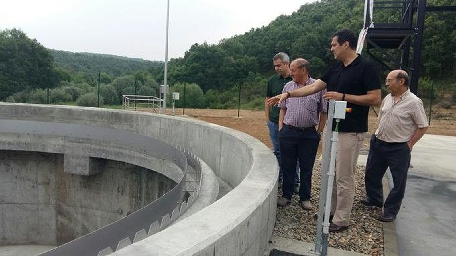 A buen ritmo las obras de la depuradora de El Puente de Sanabria
