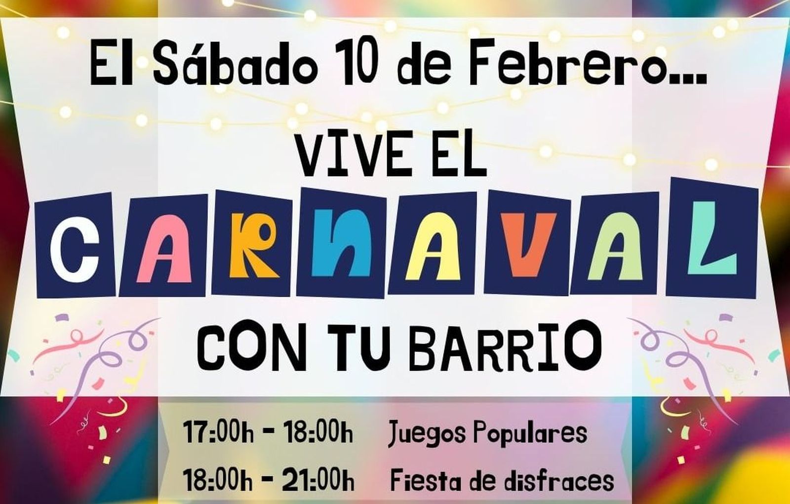 Cartel del Carnaval de la Lonja 2024