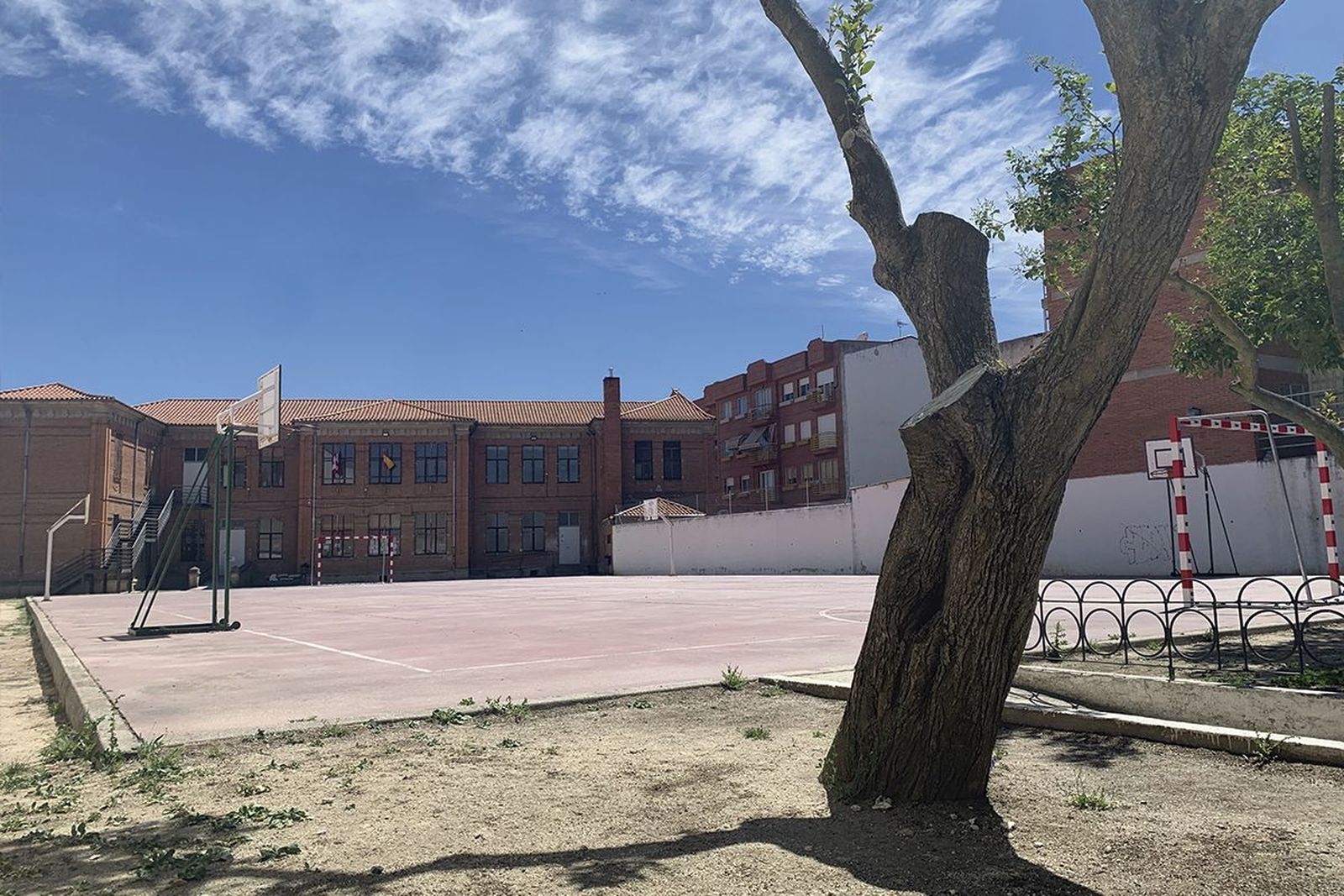 Pista del Colegio Miguel de Unamuno en Peñaranda de Bracamonte