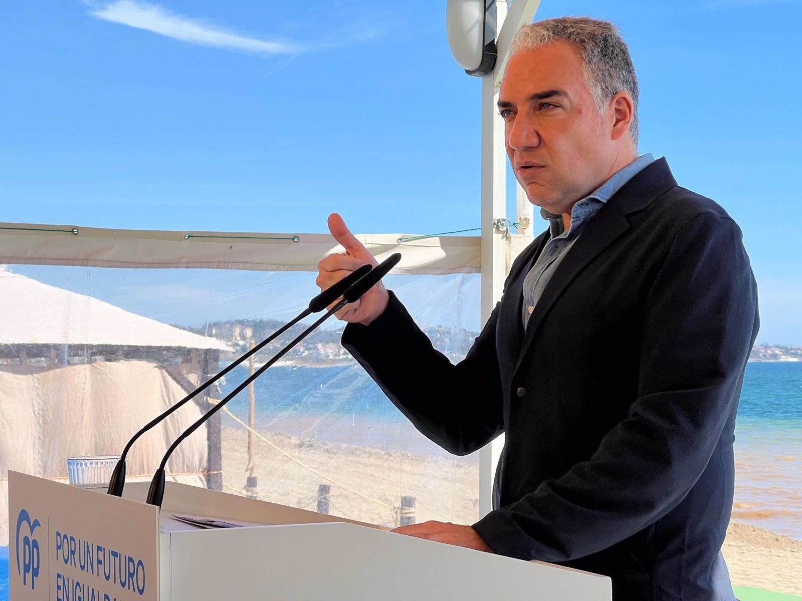 El vicesecretario de Coordinación Autonómica y Local y Análisis Electoral del PP, Elías Bendodo. EP