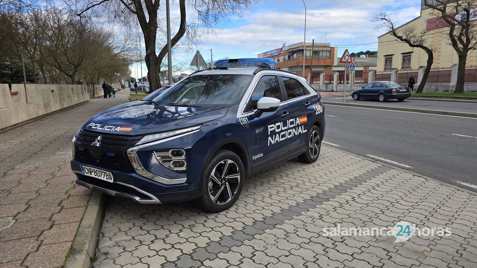 Coche de la Policía Nacional de Salamanca