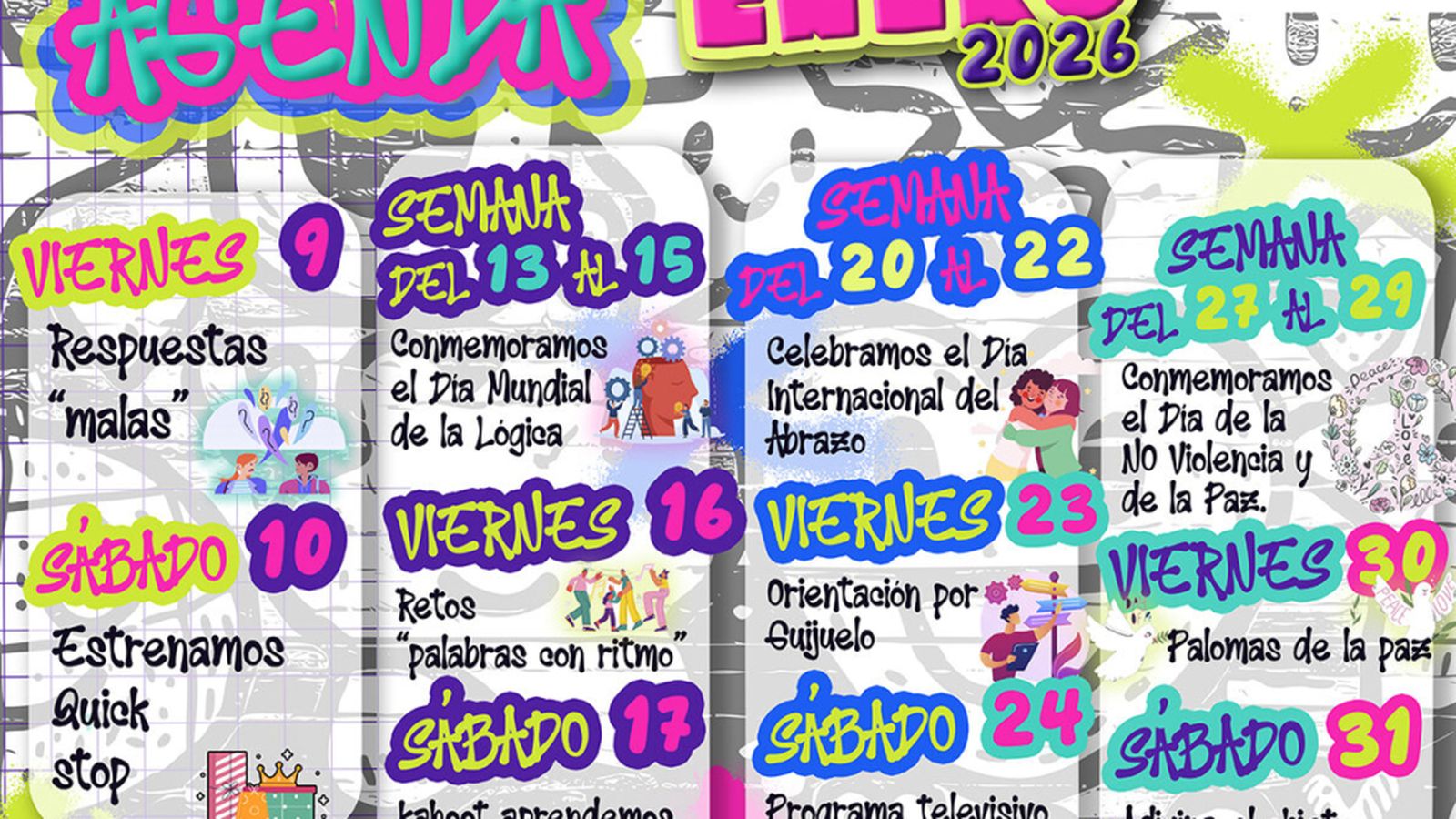 Agenda para enero en Guijuelo Joven