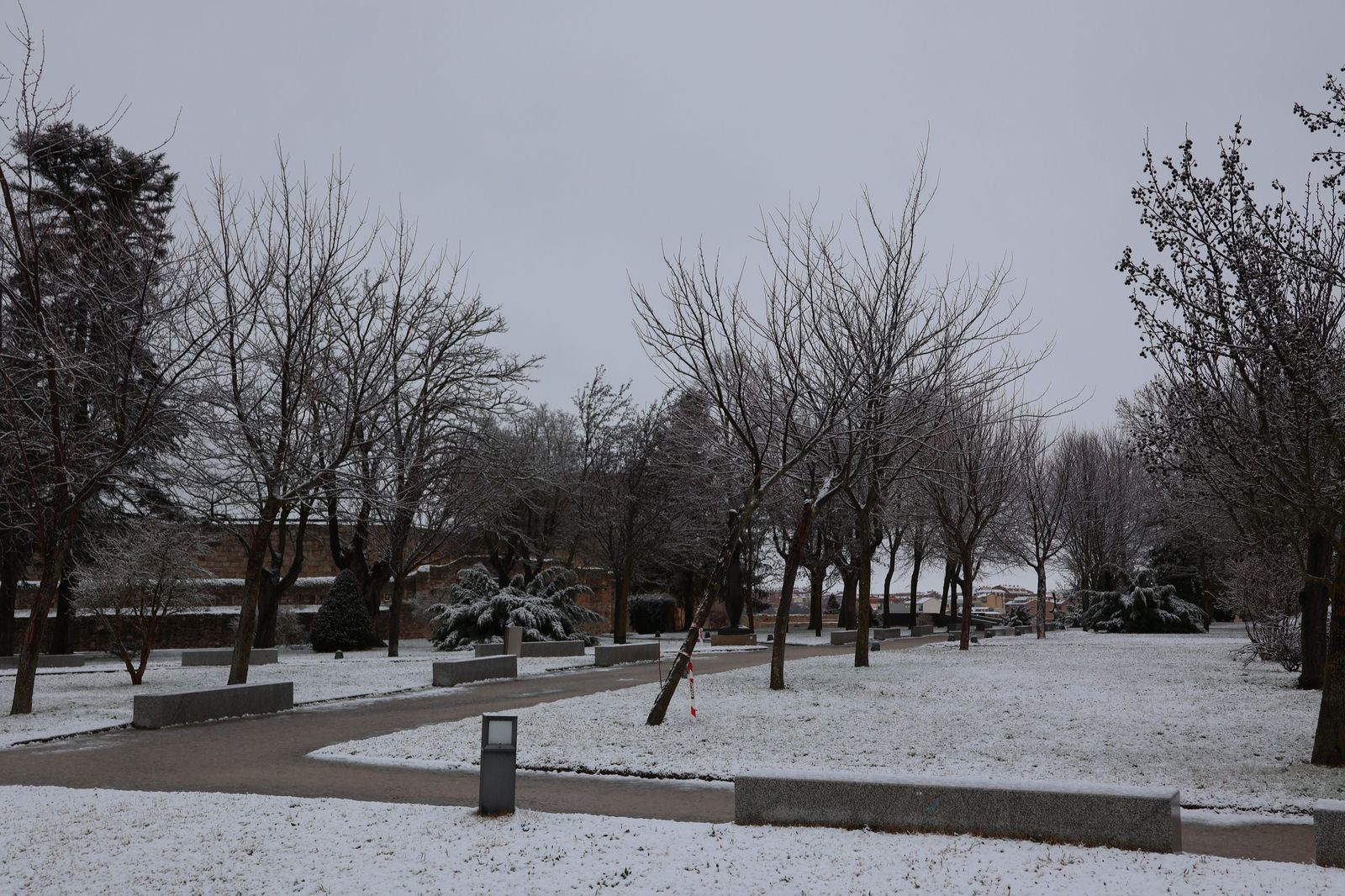 GALERÍA | Nieve en Zamora capital este miércoles