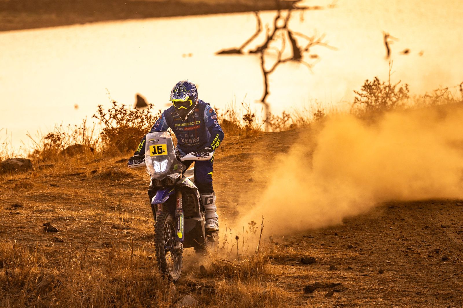 Lorenzo Santolino en el rally de Portugal en la penúltima etapa