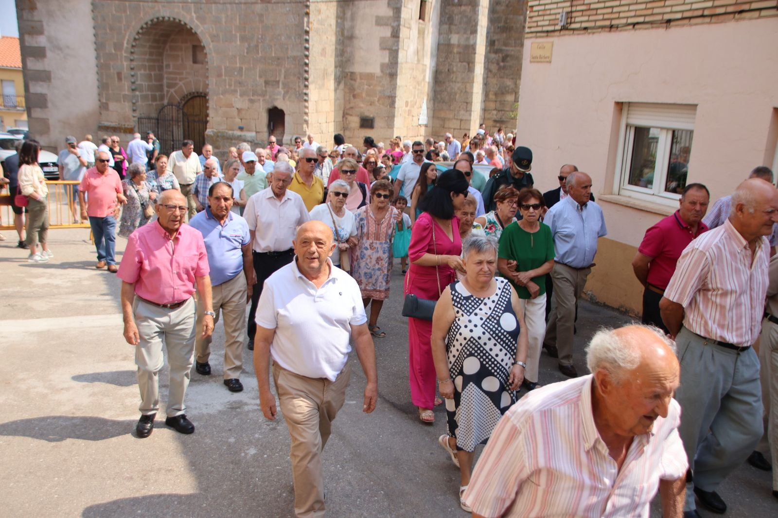 Masueco misa y procesión en honor a San Bernardo