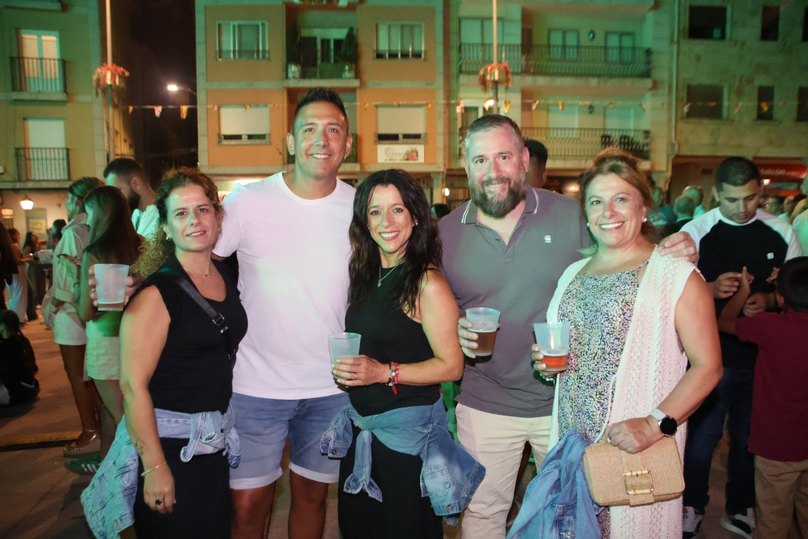 Panorama en la plaza Mayor de Guijuelo
