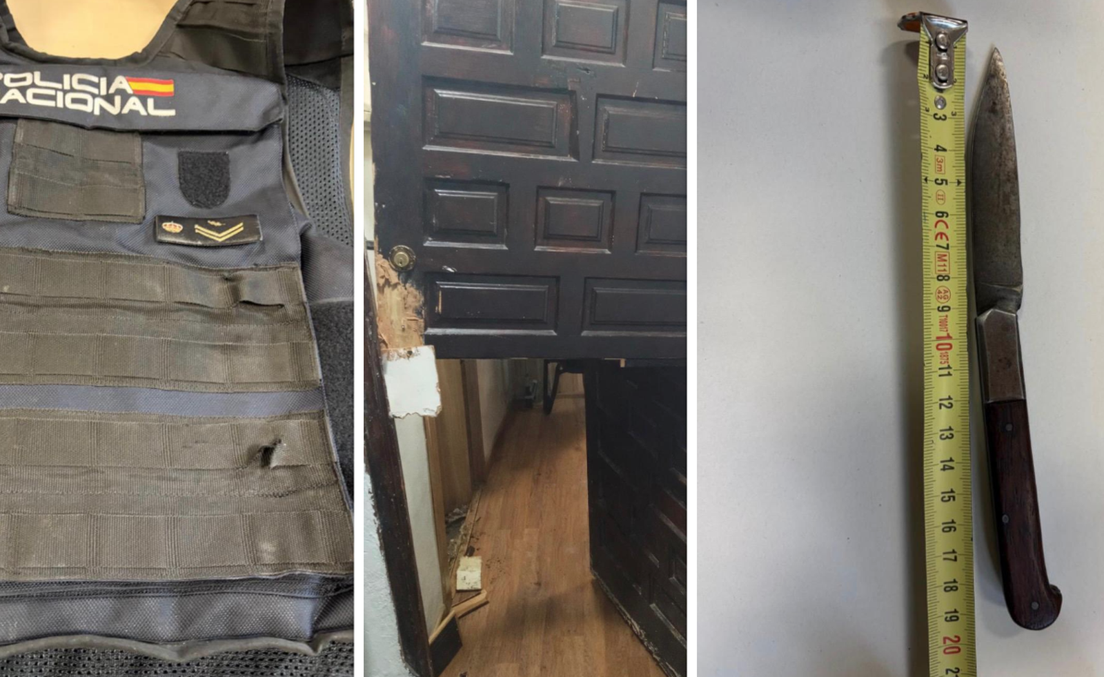 Imágenes del incidente ocurrido en Béjar