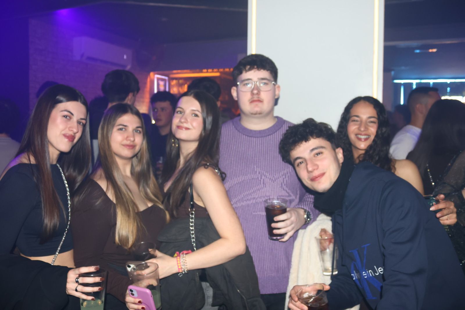 Salamanca de noche, sábado 21 de febrero