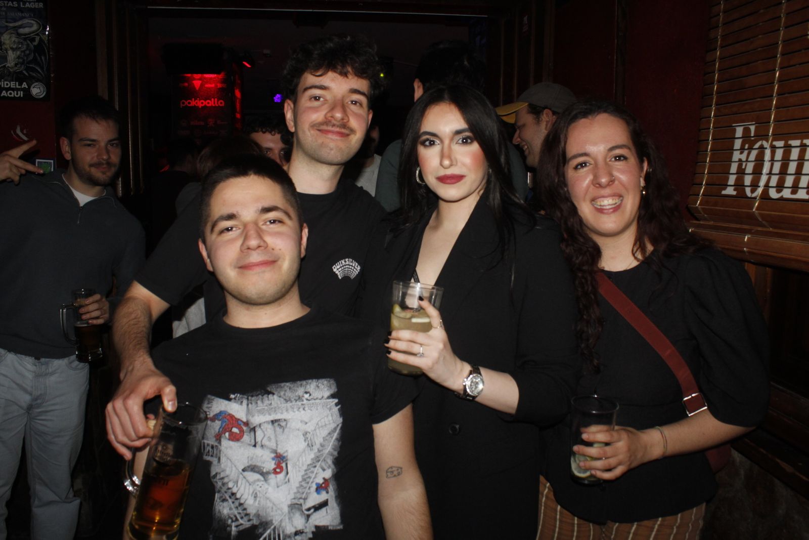 Salamanca de noche, sabado 28 de marzo