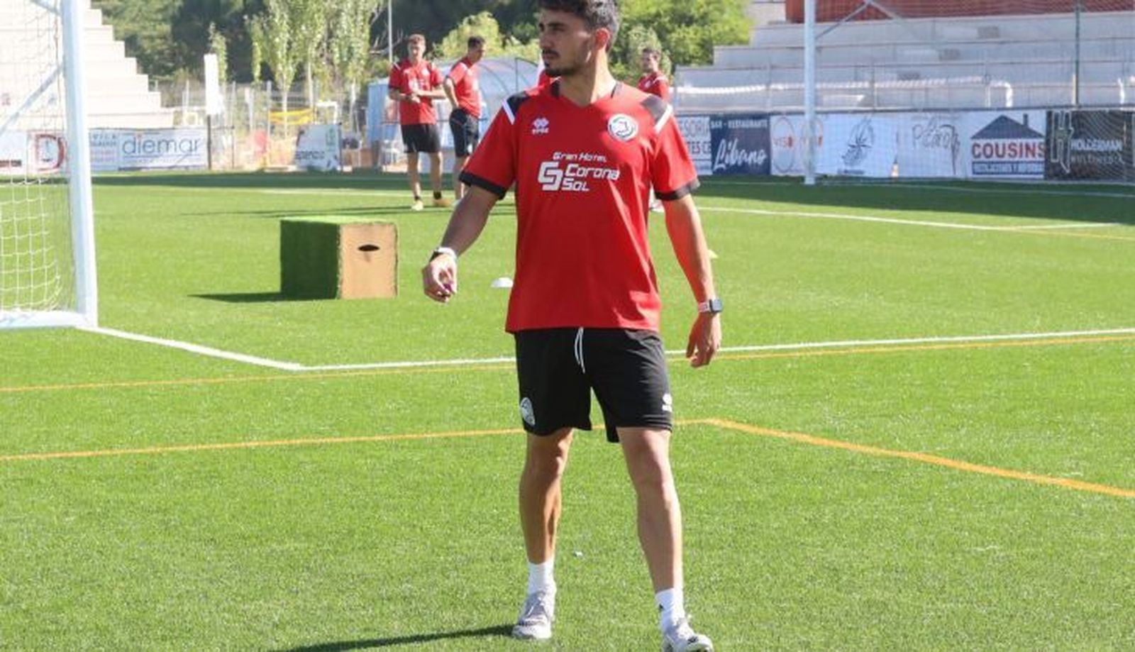 Yeray, durante una sesión de trabajo en el Reina Sofía / FOTO SALAMANCA24HORAS.COM