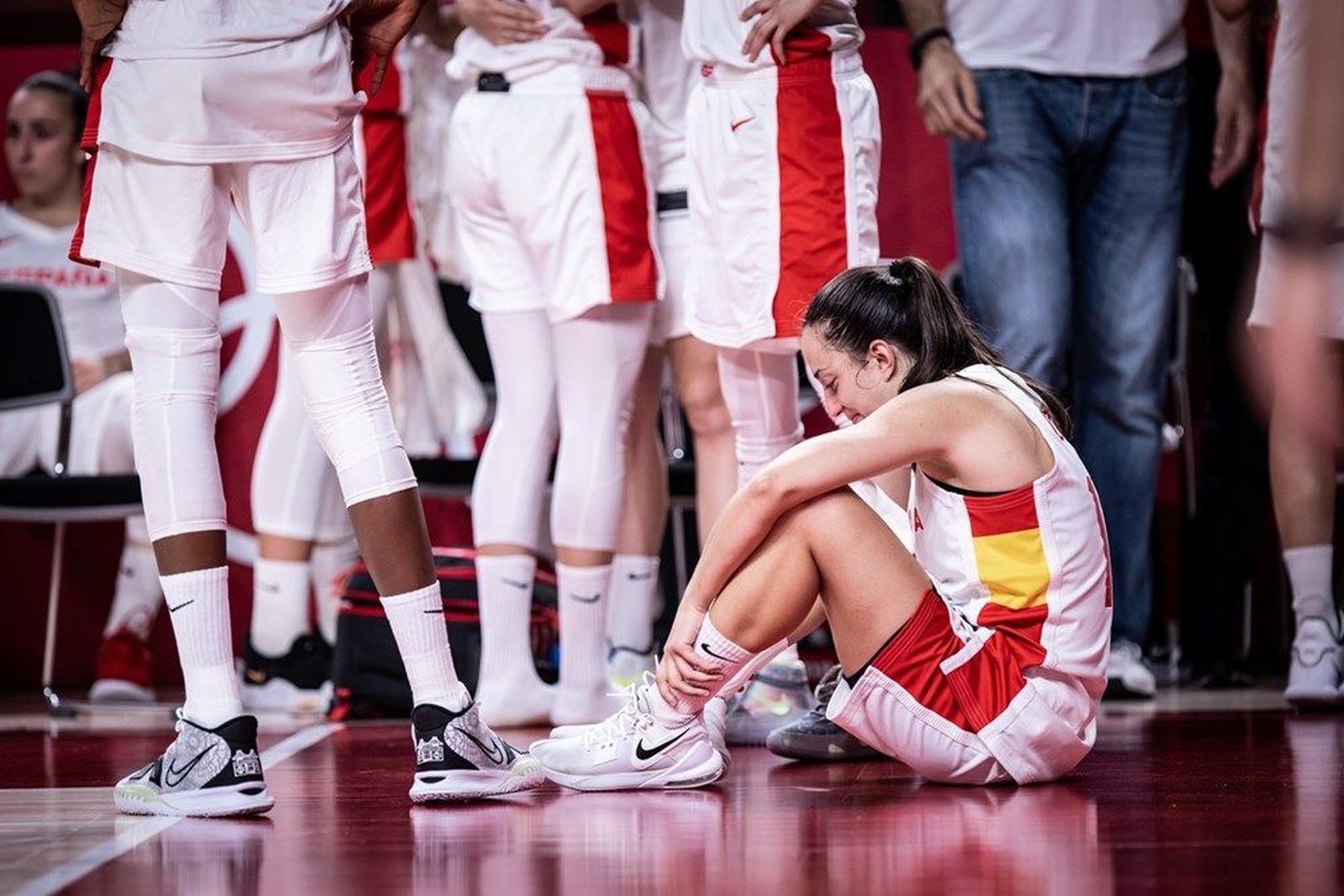 Cazorla, desolada tras caer ante Francia / FOTO FEB