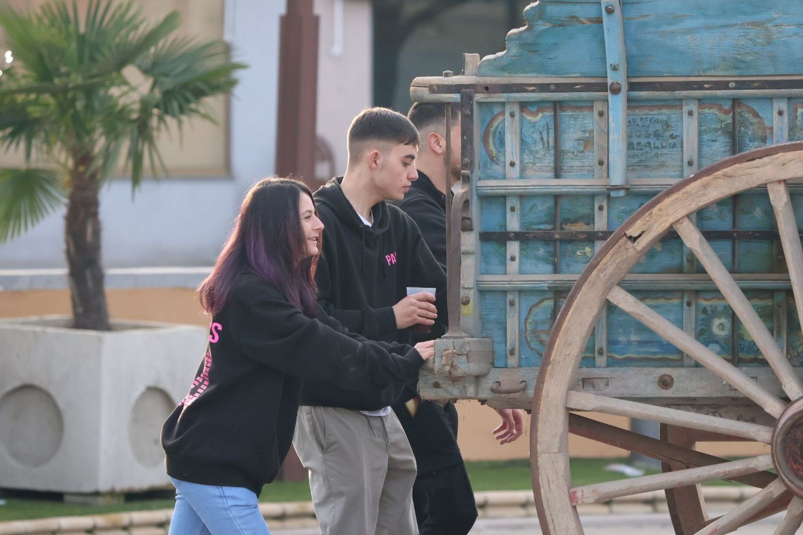 Carrera de cintas en Villares de la Reina por las fiestas de los Quintos