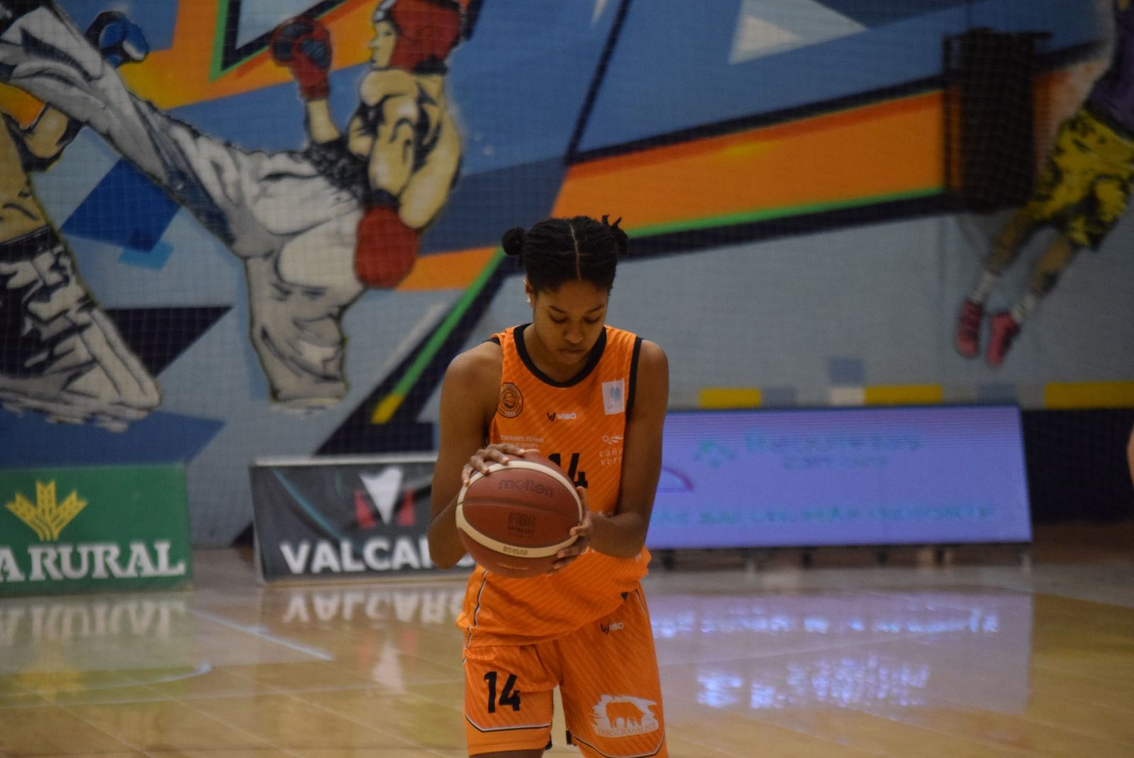 Marina Ewodo, jugadora del CD Zamarat. Archivo.