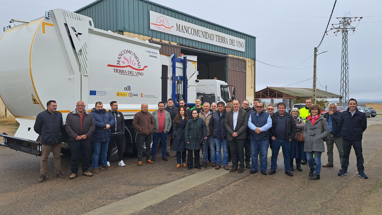 La Mancomunidad de Tierra del Vino incorpora su primer camión eléctrico para la recogida de residuos